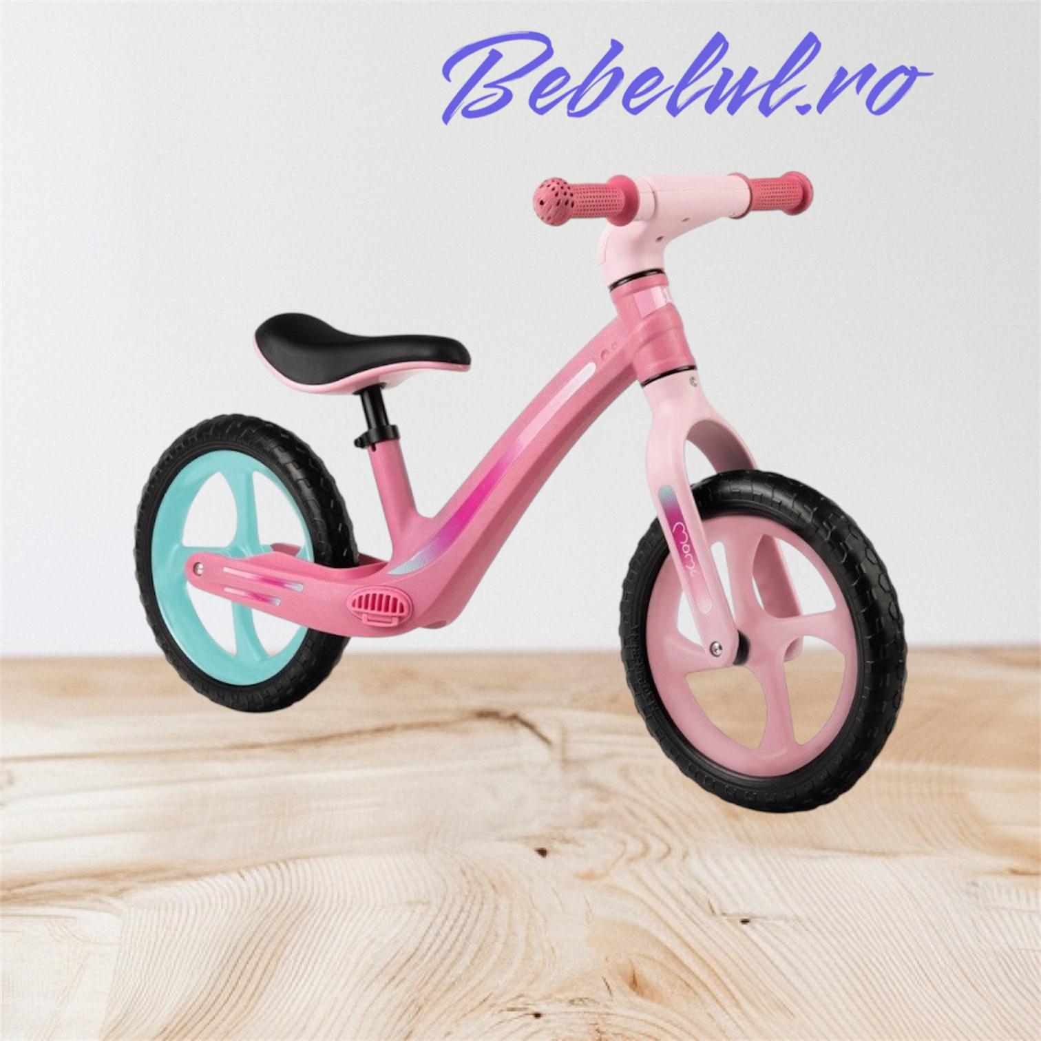 Bicicletă fără pedale MoMi Mizo Roz