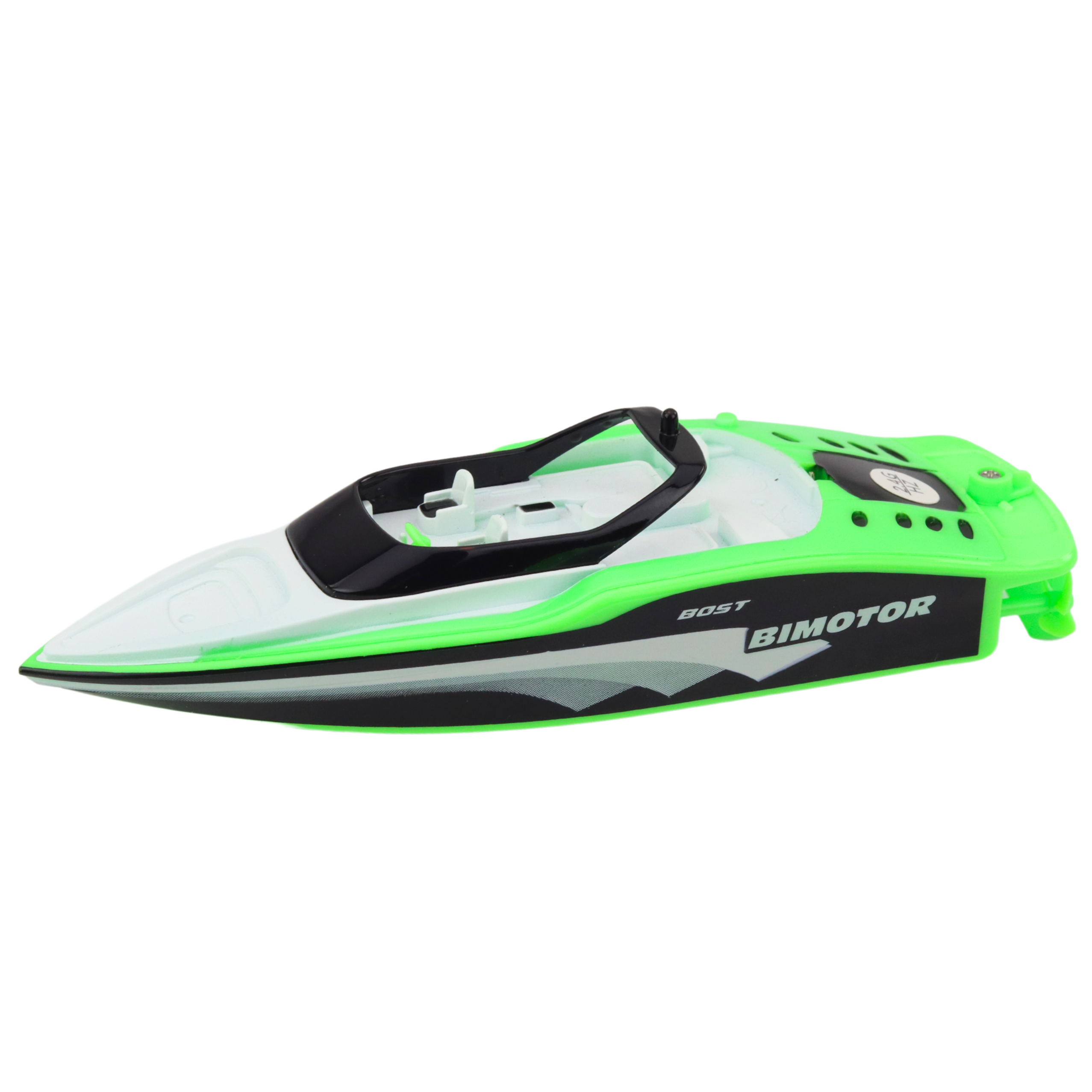 Barca cu telecomanda Motorboat White-Green 15 cm, 8 ani+ [2]