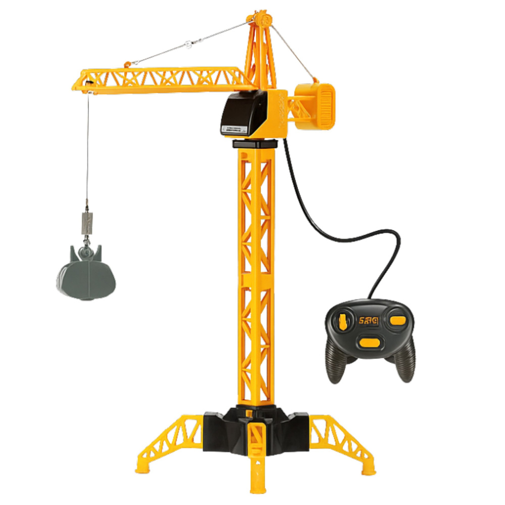 Macara constructii cu telecomanda RC cu fir rotatie 360° 71 cm [3]