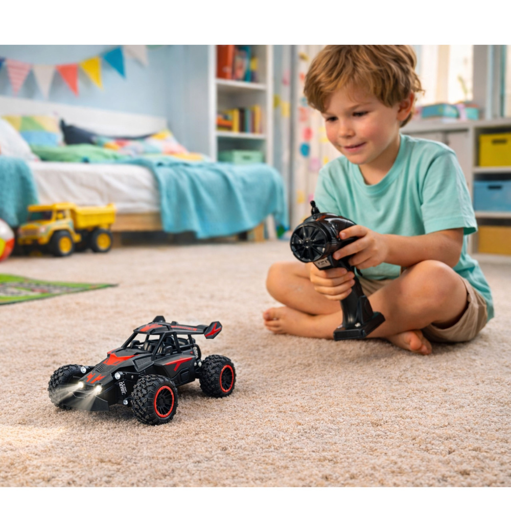 Masina RC off-road rosie telecomandata 1:18 20 km/h [7]