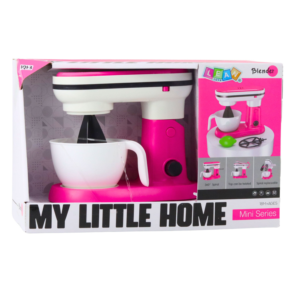 Robot de bucatarie My Little Home pentru copii, cu bol, mixer rotativ, fructe si accesorii, 3 ani+ [5]