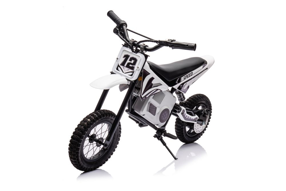 Motocicletă Cross cu Acumulator A9901 Albă pentru Copii [3]