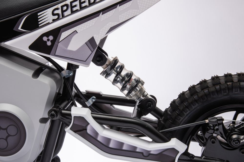 Motocicletă Cross cu Acumulator A9901 Albă pentru Copii [10]