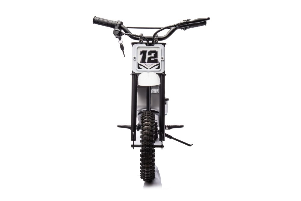 Motocicletă Cross cu Acumulator A9901 Albă pentru Copii [2]
