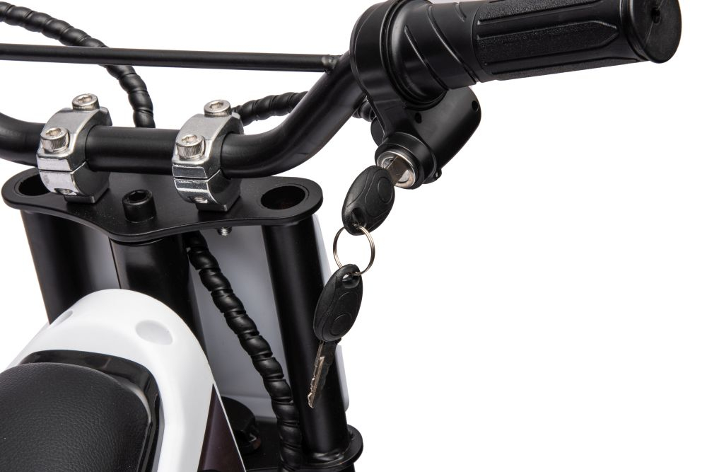 Motocicletă Cross cu Acumulator A9901 Albă pentru Copii [11]