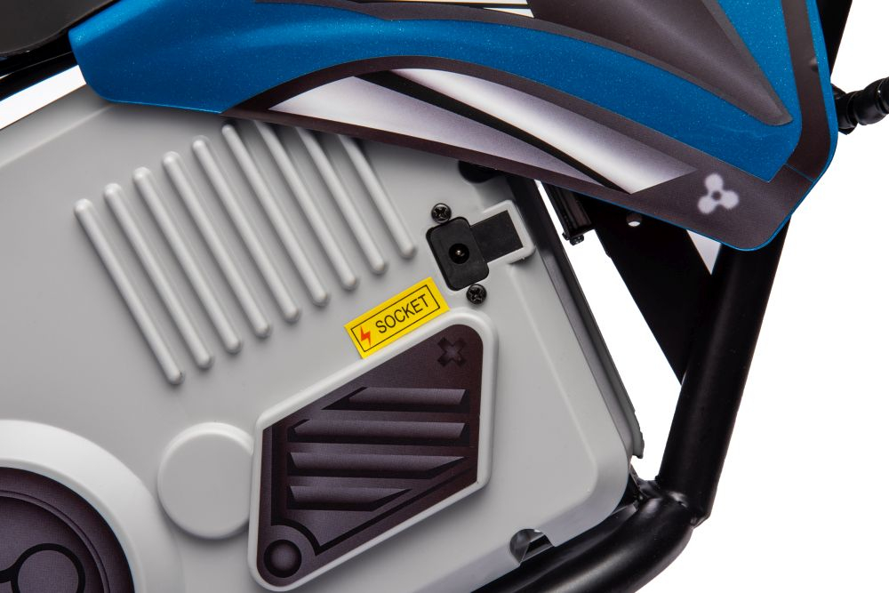 Motocicletă Electrică Cross A9901, 36V, Albastru [11]