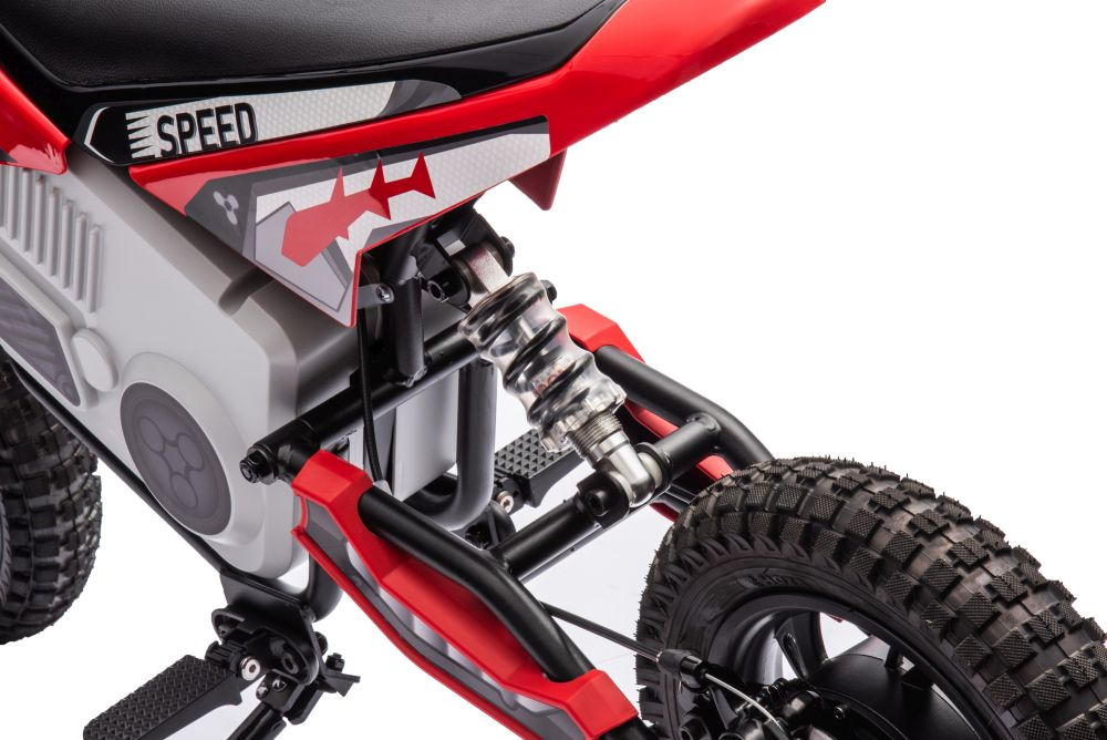 Motocicletă Cross cu Acumulator A9901 Roșie pentru Copii [16]