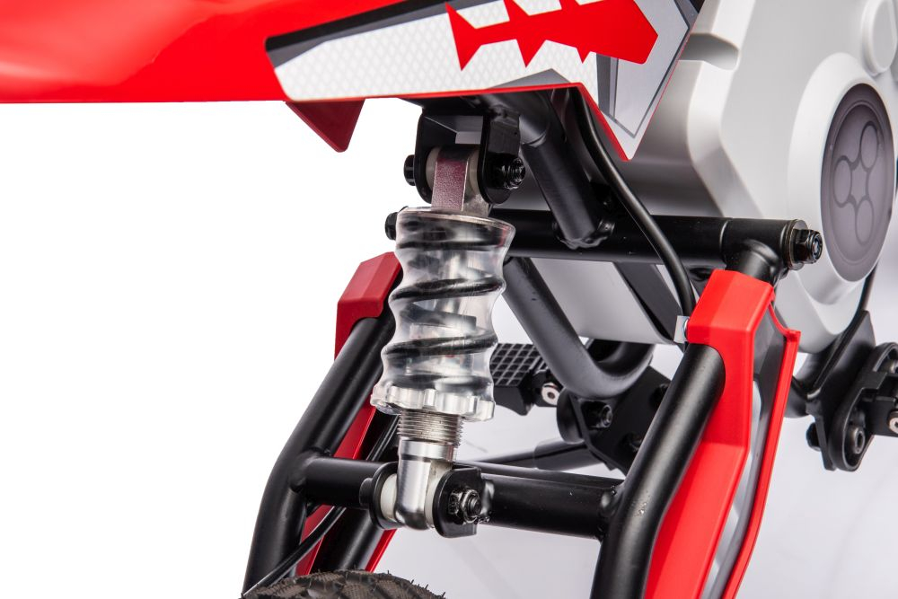 Motocicletă Cross cu Acumulator A9901 Roșie pentru Copii [12]