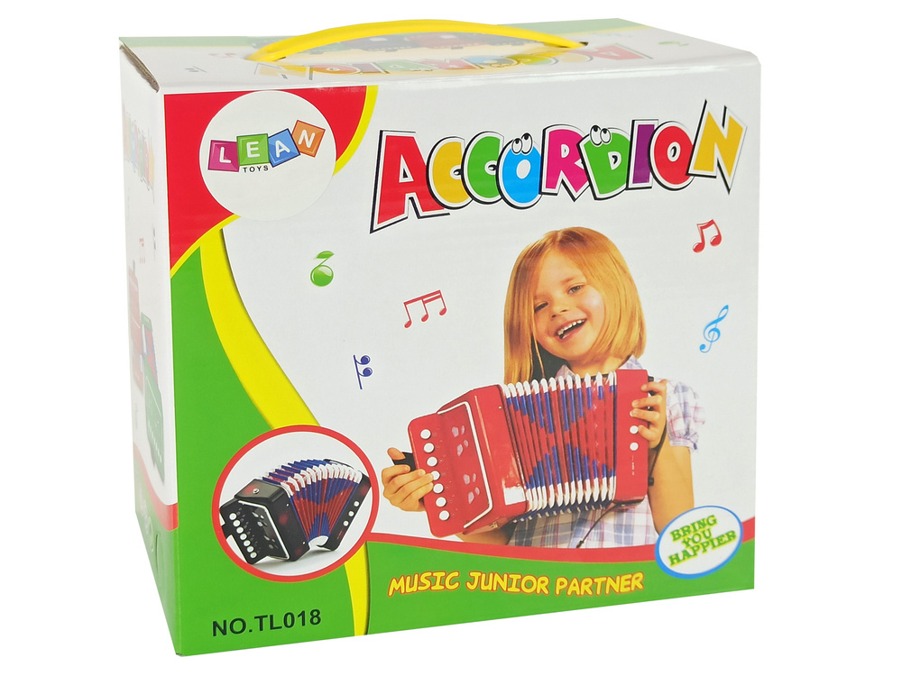 Acordeon Muzical pentru Copii Mici Rosu [6]