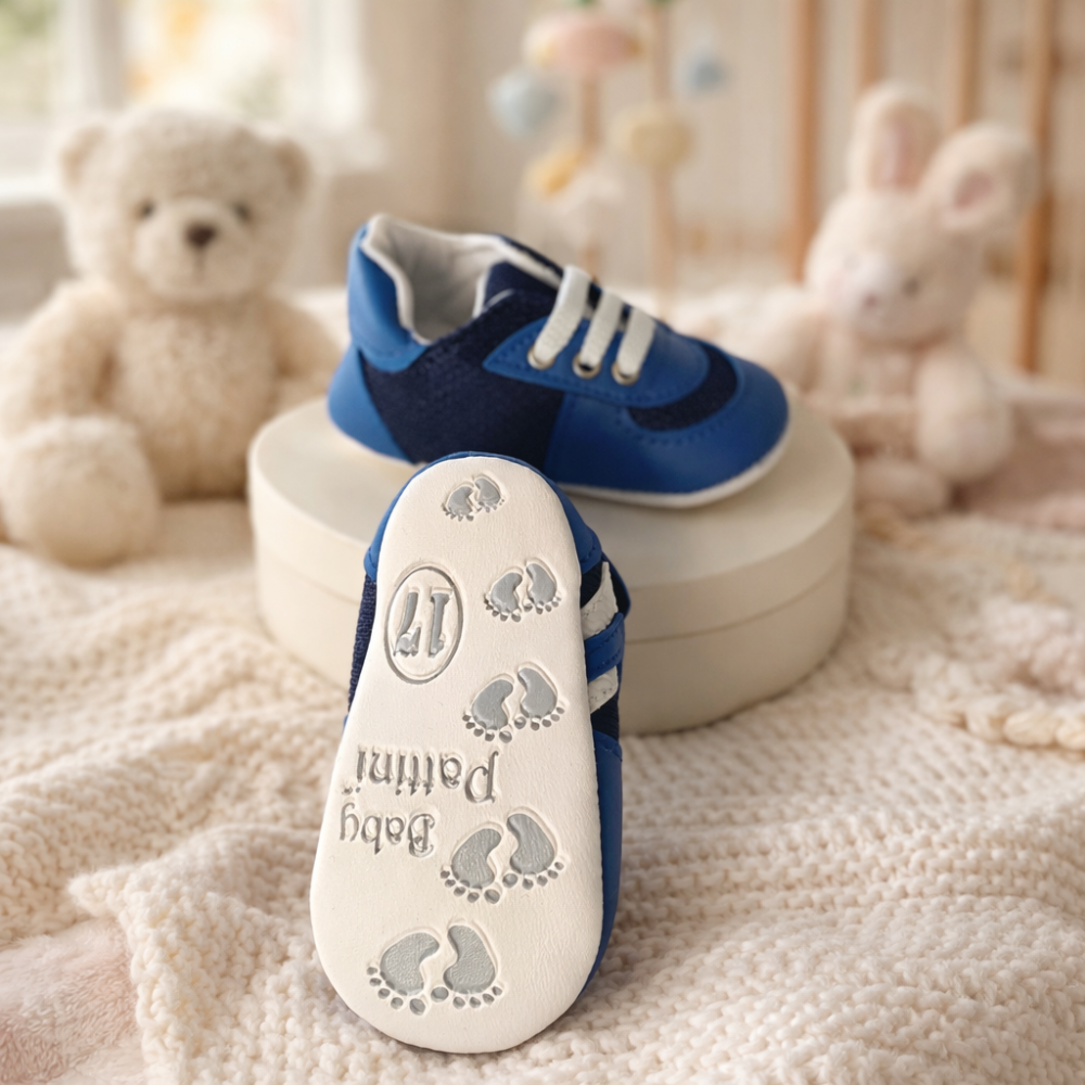 Adidasi bebe baieti Pattini albastru comozi si flexibili [3]