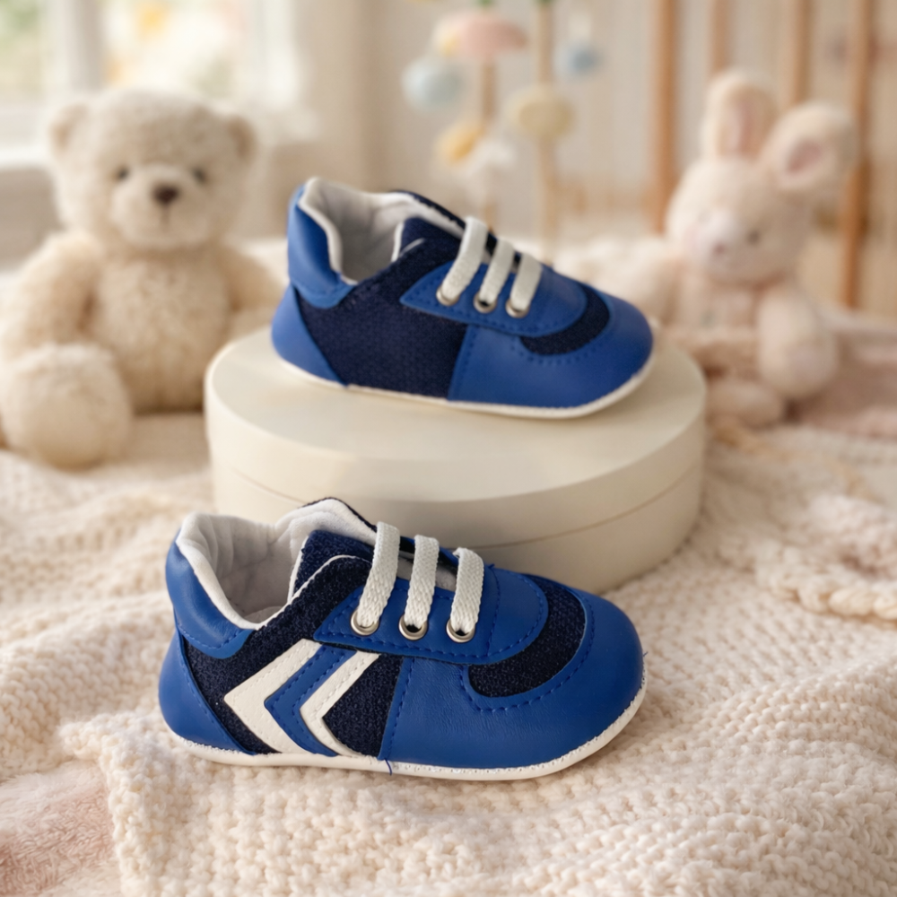 Adidasi bebe baieti Pattini albastru comozi si flexibili [4]