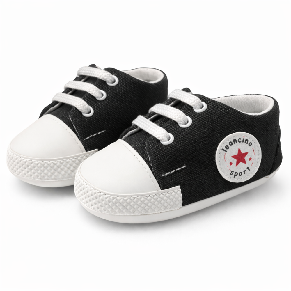 Adidasi bebelusi LEONCINO negru [2]