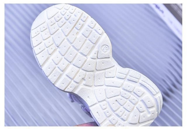 Adidasi bleu cu sidef ALB si luminite - Lolly [7]