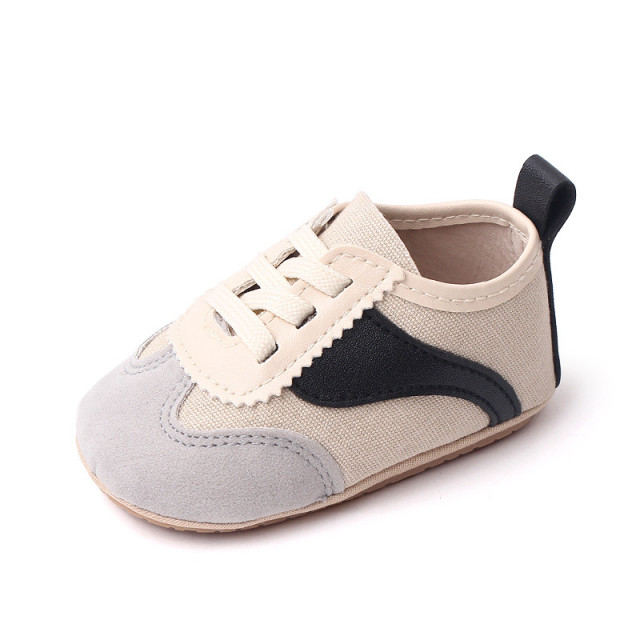 Adidasi crem cu negru si gri - Sporty [7]