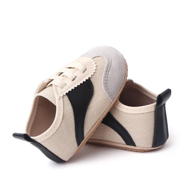 Adidasi crem cu negru si gri - Sporty [6]