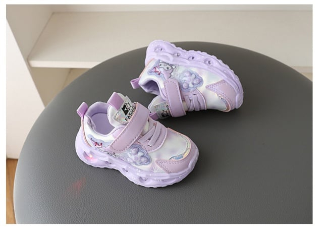 Adidasi cu luminite in nuante lila - Cute Doll [4]