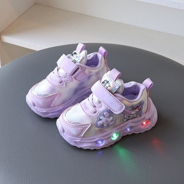 Adidasi cu luminite in nuante lila - Cute Doll [1]