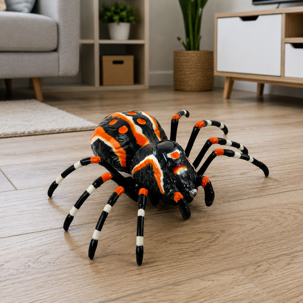 Animale R/C Paianjen Tarantula Neagra cu infrarosu, 6 ani+ [4]