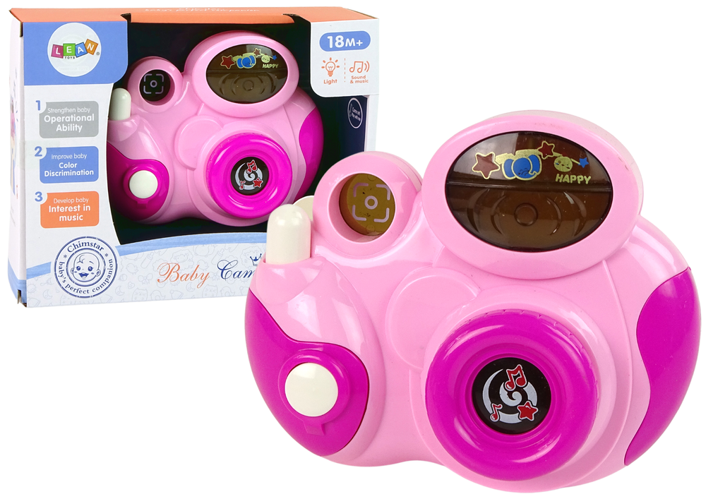 aparat-foto-interactiv-bebelusi-lumini-sunete-roz-Bebelul [1]