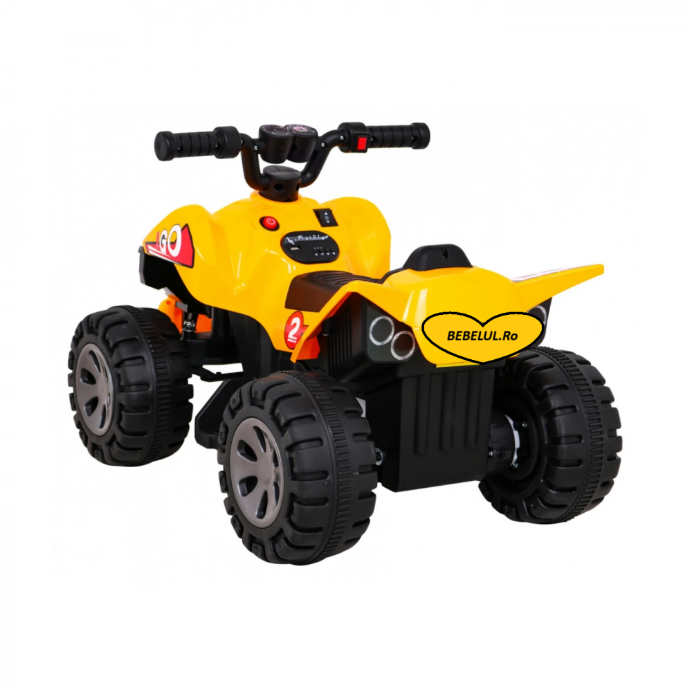 ATV Quad THE FASTEST 6V/4.5Ah 25W Galben [7]