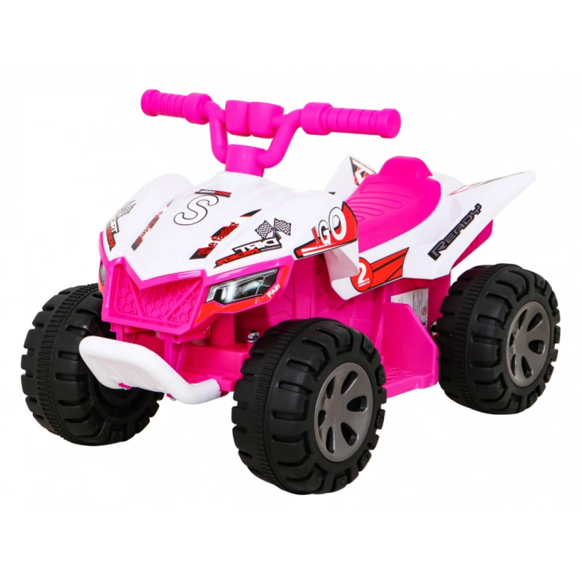 Quad electric The Fastest Roz – 25W, copii 3–6 ani [1]