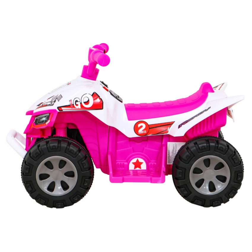 Quad electric The Fastest Roz – 25W, copii 3–6 ani [5]