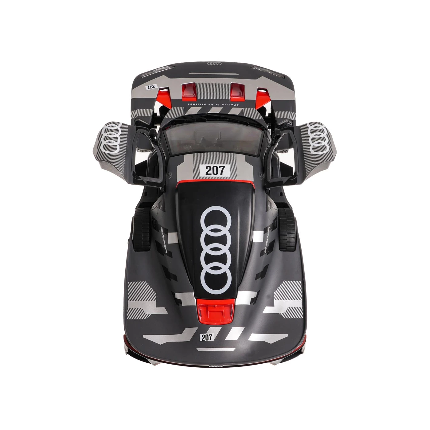 Mașină Audi RS Q e-tron RC cu telecomandă – scară 1:14, lumini LED, licență oficială Rastar [8]