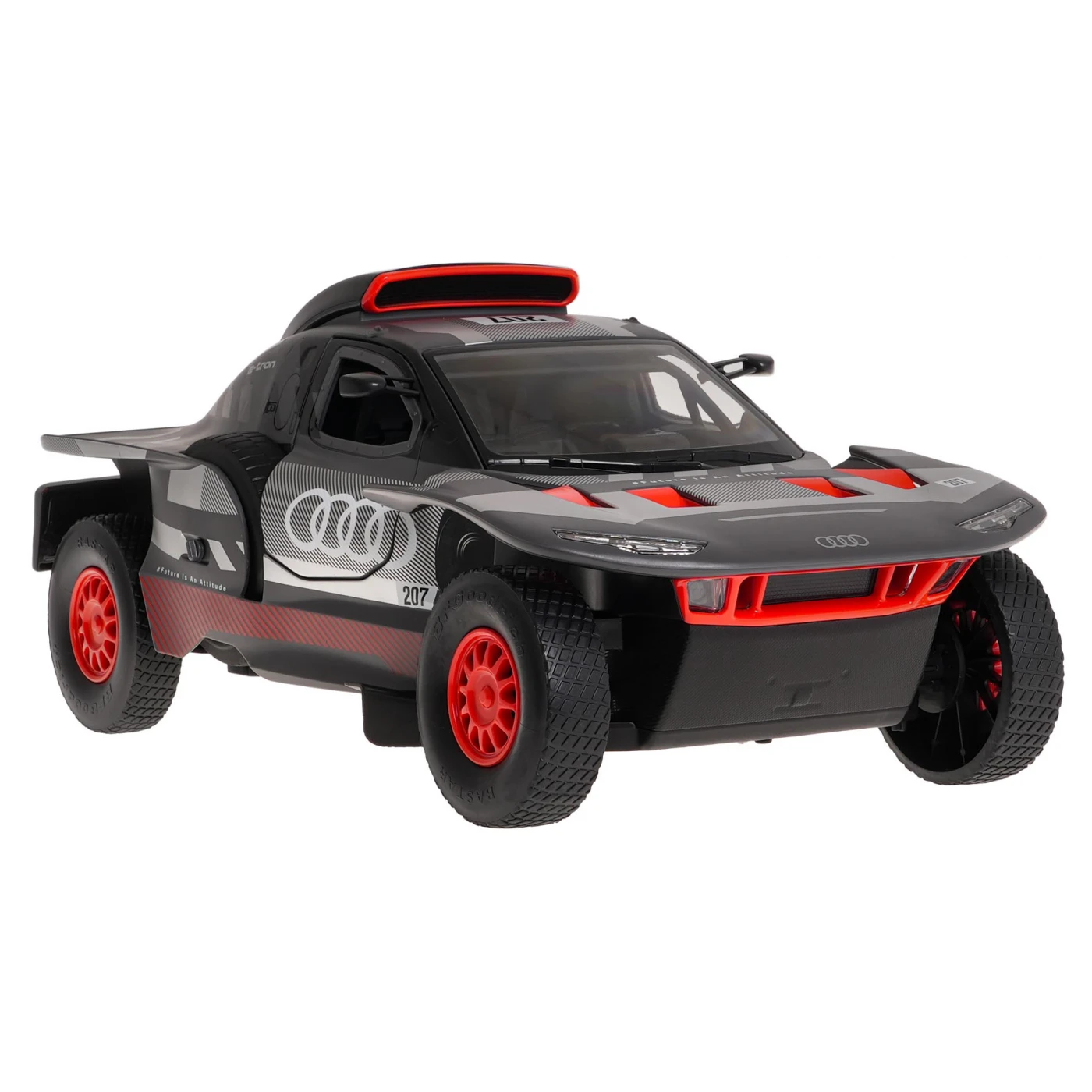 Mașină Audi RS Q e-tron RC cu telecomandă – scară 1:14, lumini LED, licență oficială Rastar [3]