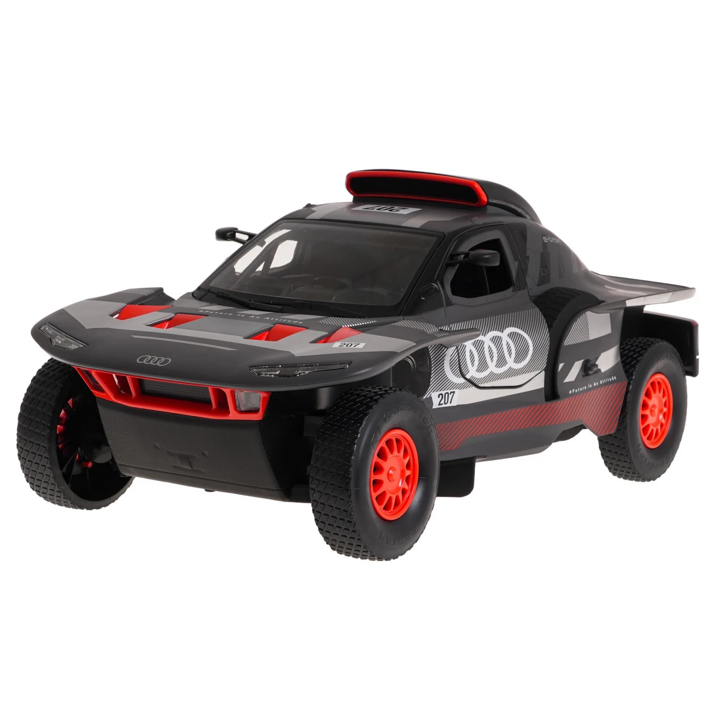 Mașină Audi RS Q e-tron RC cu telecomandă – scară 1:14, lumini LED, licență oficială Rastar [5]