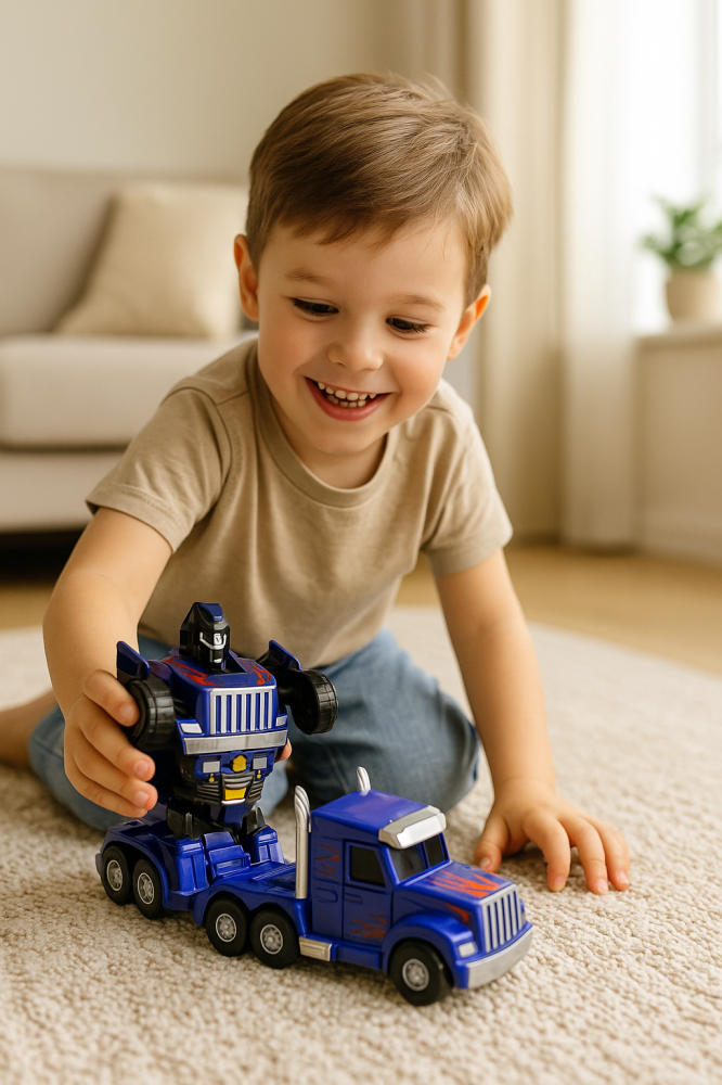 Auto-Robot Camion 2in1 cu Transformare, Robot in 2 Culori [2]