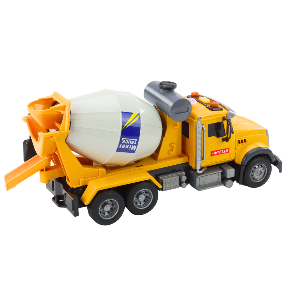 Autobetoniera galbena cu lumini sunete tambur rotativ baterii incluse [3]