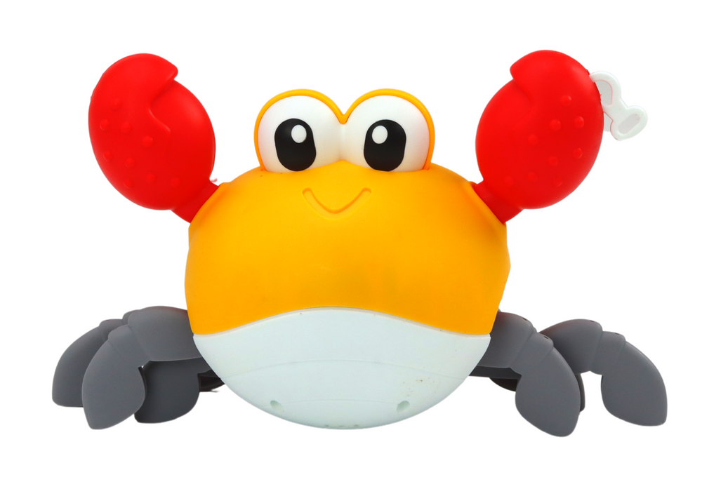 jucarie-baie-crab-arc-merge-inoata-albastru-galben-Bebelul [3]