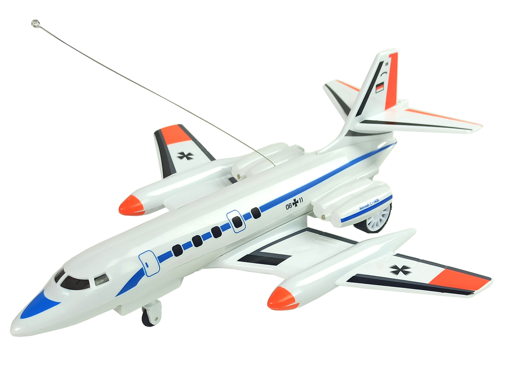 Avion cu telecomanda de pasageri cu lumini 40 Mhz, 3 ani+ [2]