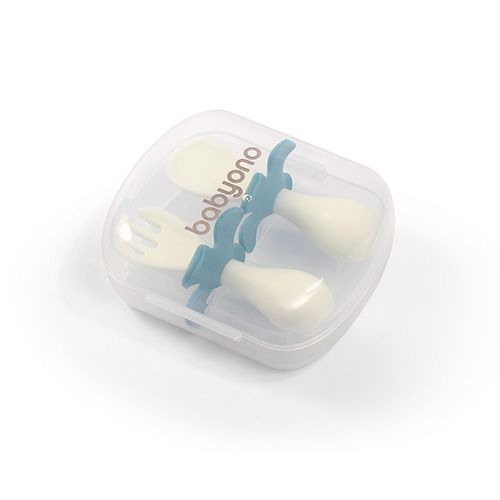 BabyOno - Lingurita și Furculita cu Carcasă Protectoare 12 Luni+ [3]