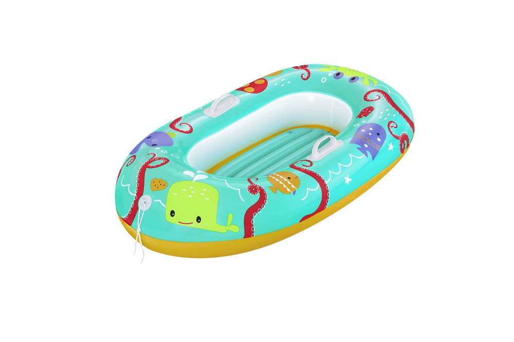 Barca gonflabila cu manere, Bestway, Tropical, 119 x 79 cm [4]