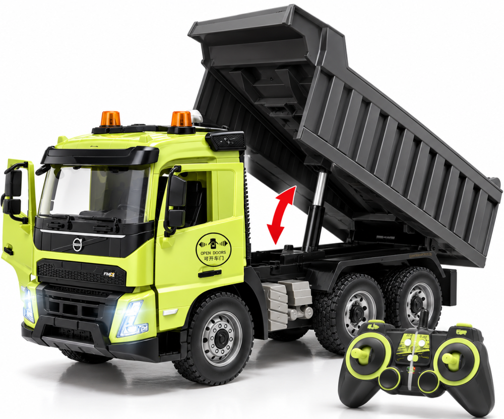 Basculanta cu telecomanda Volvo scara 1:20 licentiata 6 ani+ [3]