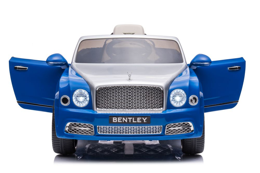 Mașină Electrică Bentley Mulsanne Blue, JE1006, Licențiată, Roți EVA [4]