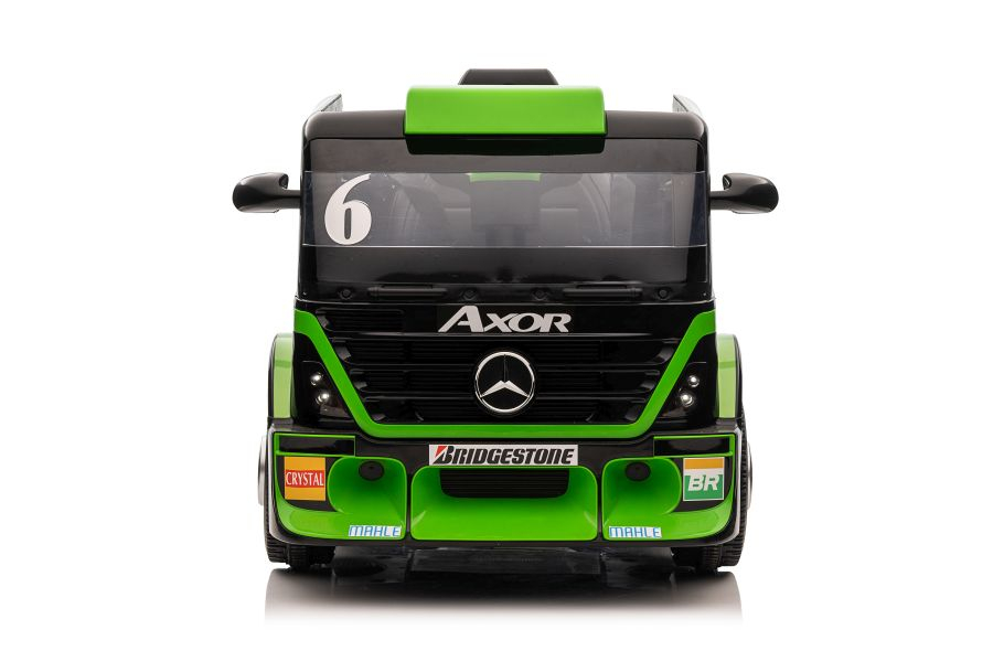 Camion Electric Mercedes XMX622B Verde cu Ecran LCD pentru Copii [2]