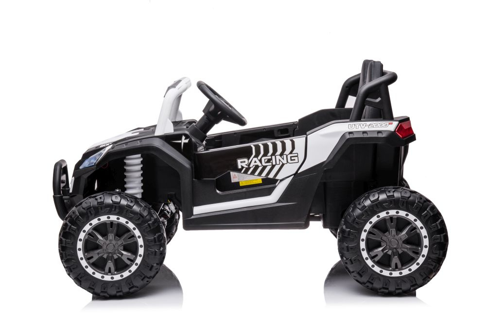 Mașinuță electrică YSA036 Albă, tracțiune 4x4 [4]