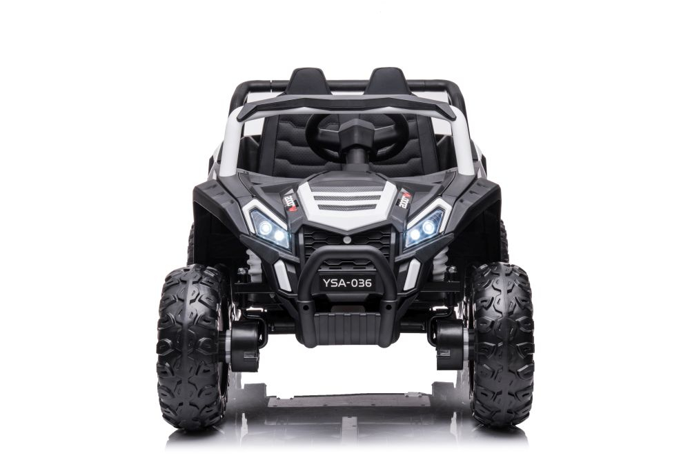 Mașinuță electrică YSA036 Albă, tracțiune 4x4 [2]