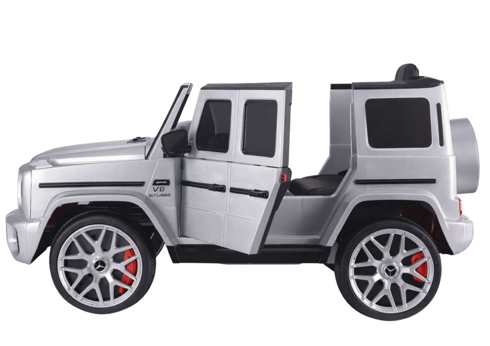 Mașinuță electrică Mercedes G63 S306-1, Argintiu [7]