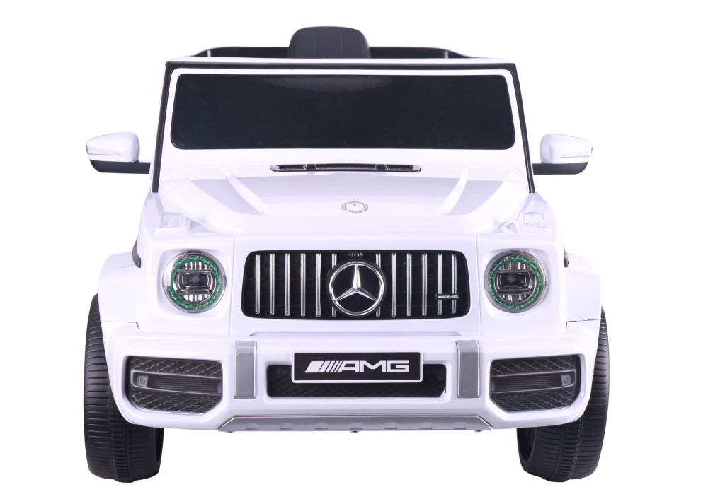 Mașinuță Electrică Mercedes G63 S306-1, Baterie 12V, Alb [3]