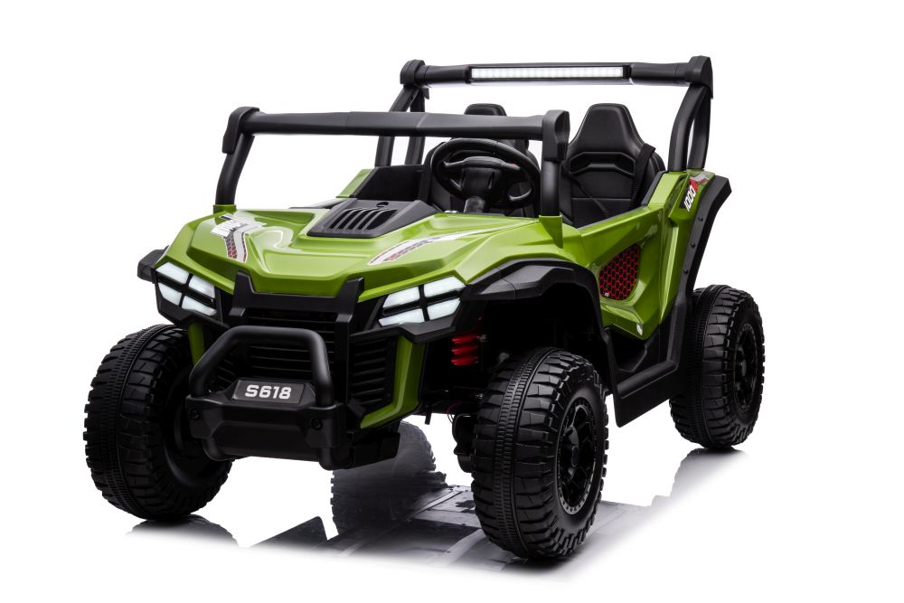 Mașinuță Electrică Off-Road S618 Albă, 4x4, Baterie 24V [4]