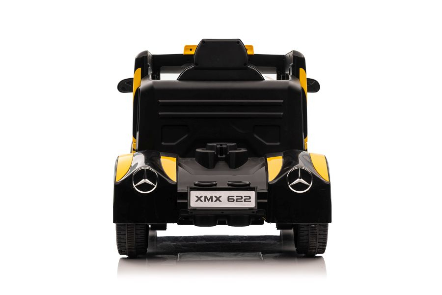 Mașinuță Electrică Mercedes XMX622 Galbenă cu Telecomandă Părinți [3]