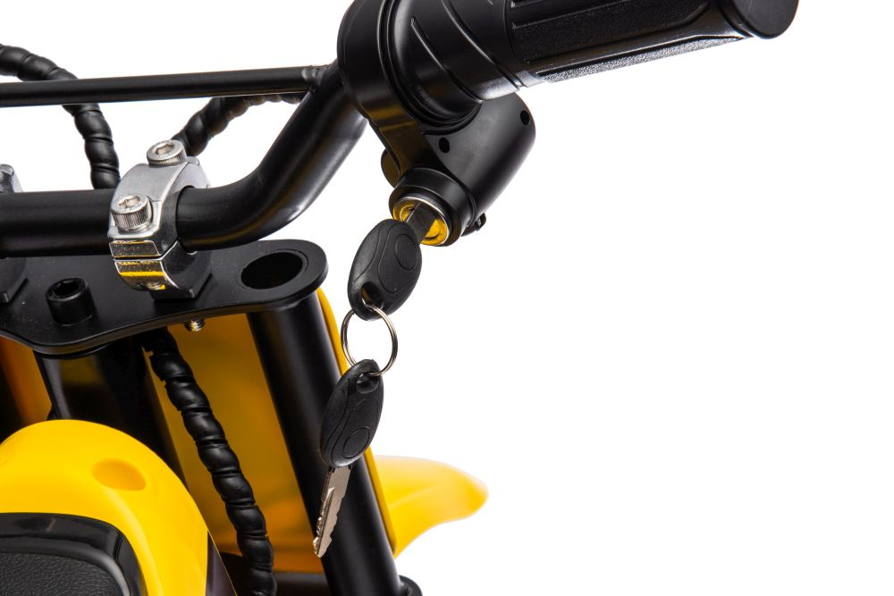 Motocicletă Cross cu Acumulator A9901 Galbenă pentru Copii [12]