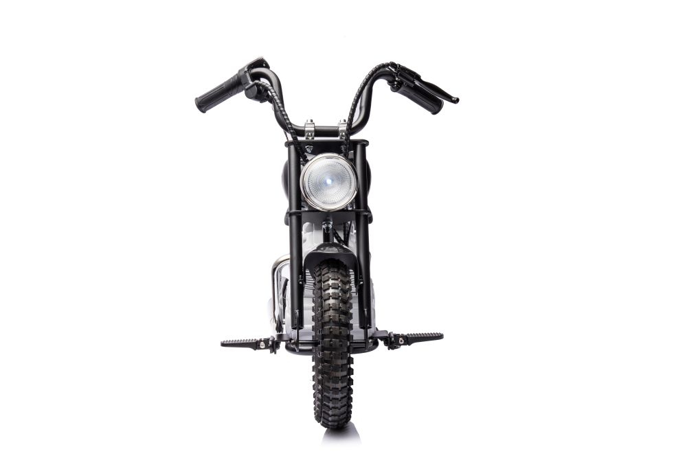 Motocicletă electrică A9902 Neagră, 36V, motor 350W, roți pneumatice [10]