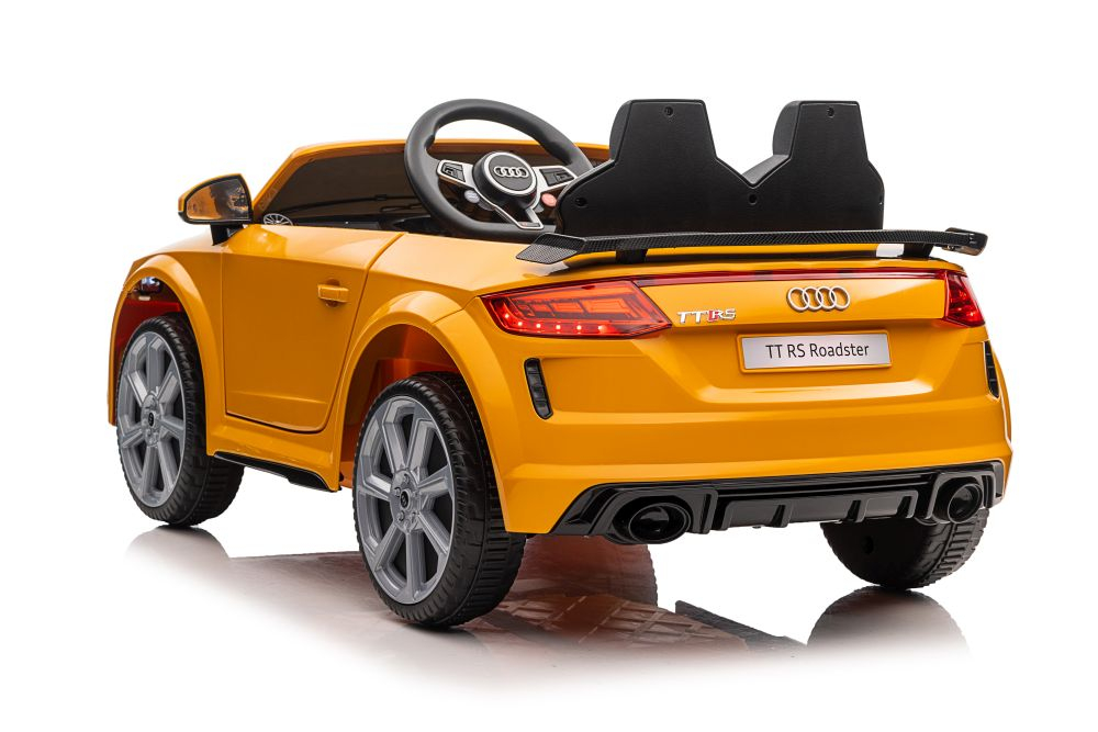 Mașinuță electrică Audi TTRS Yellow, model Roadster, galben [5]