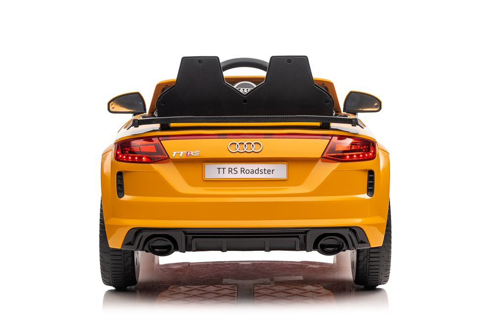 Mașinuță electrică Audi TTRS Yellow, model Roadster, galben [7]
