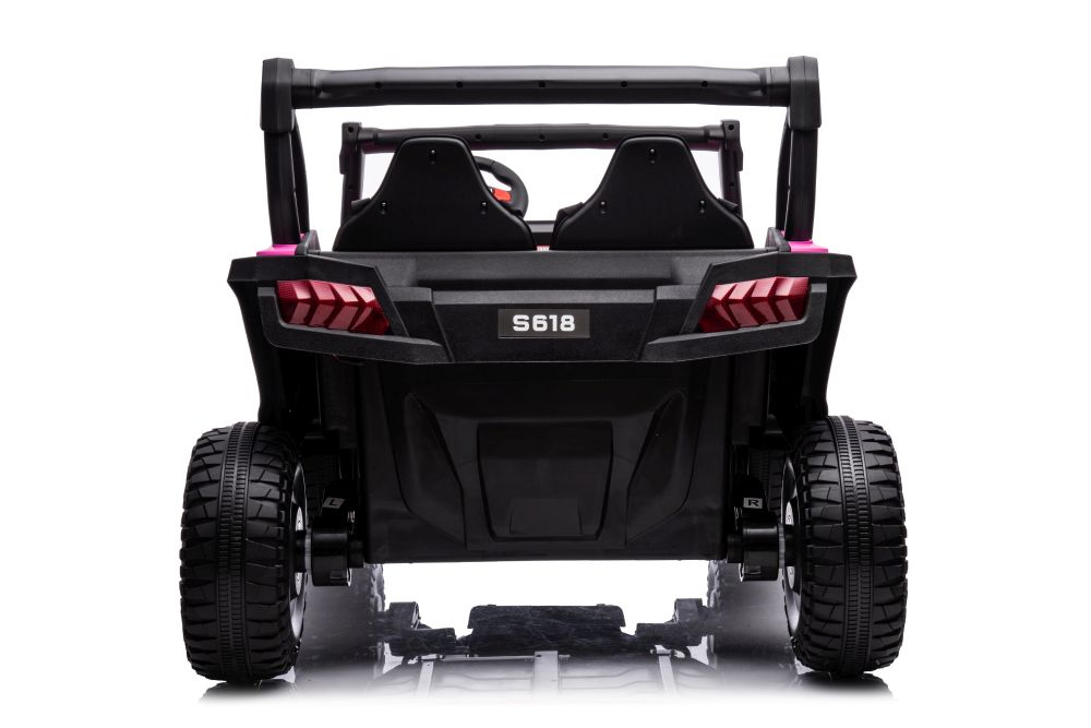 Mașinuță Electrică Off-Road S618 Roz, 4x4, Baterie 24V [2]
