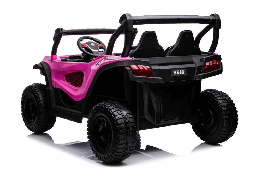 Mașinuță Electrică Off-Road S618 Roz, 4x4, Baterie 24V [3]